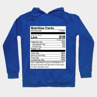 Nutrition Facts Hoodie